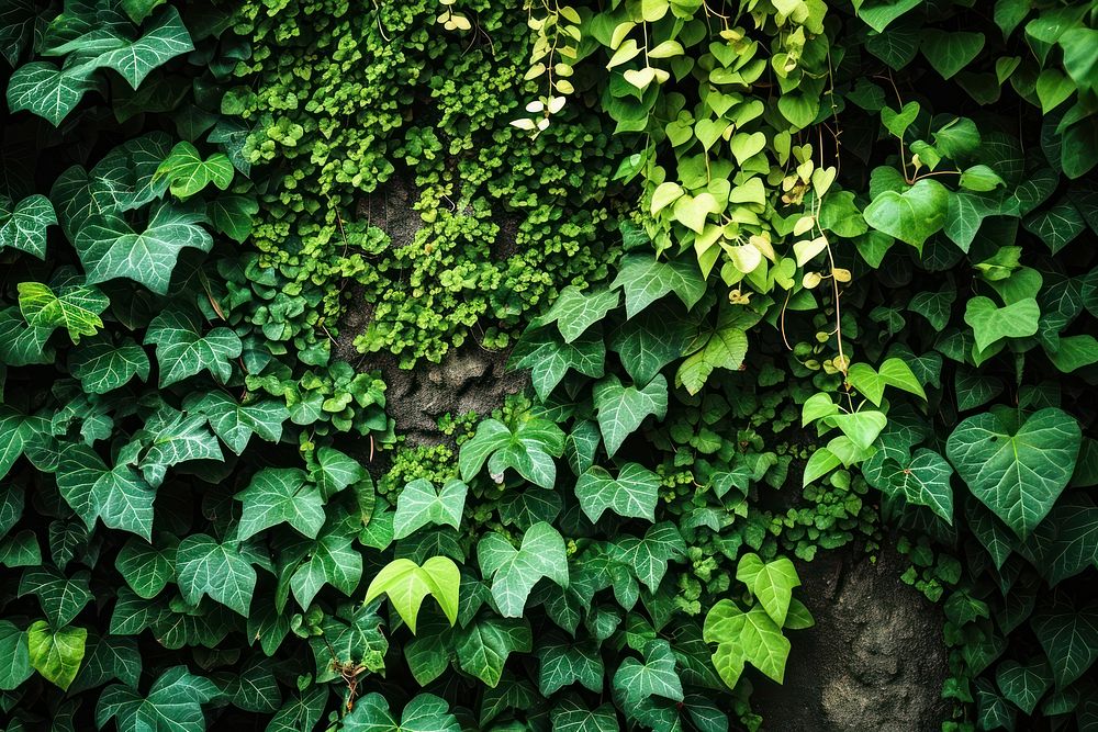 PNG Green wall backgrounds plant leaf. AI generated Image by rawpixel.