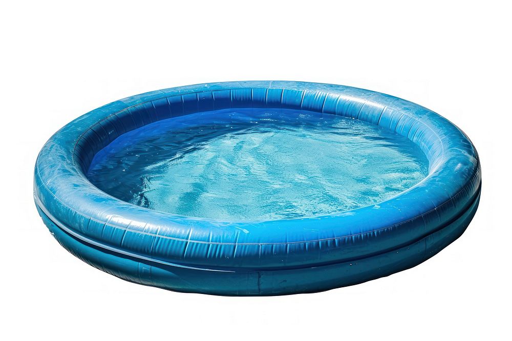 Pool jacuzzi white background inflatable.