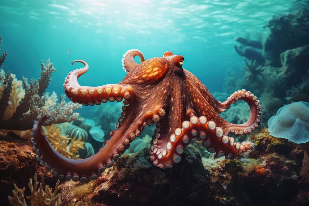 Octopus outdoors animal nature.