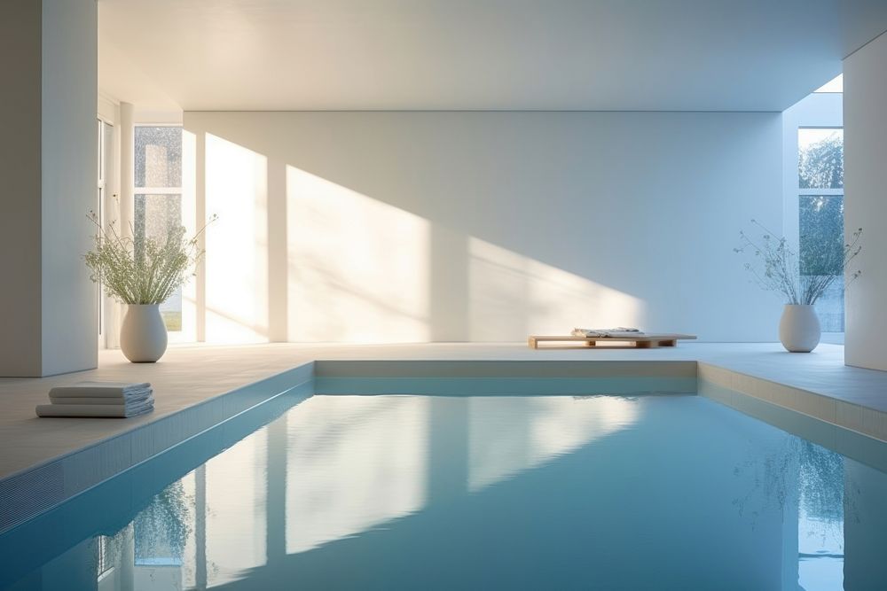 Pool bathtub architecture tranquility.
