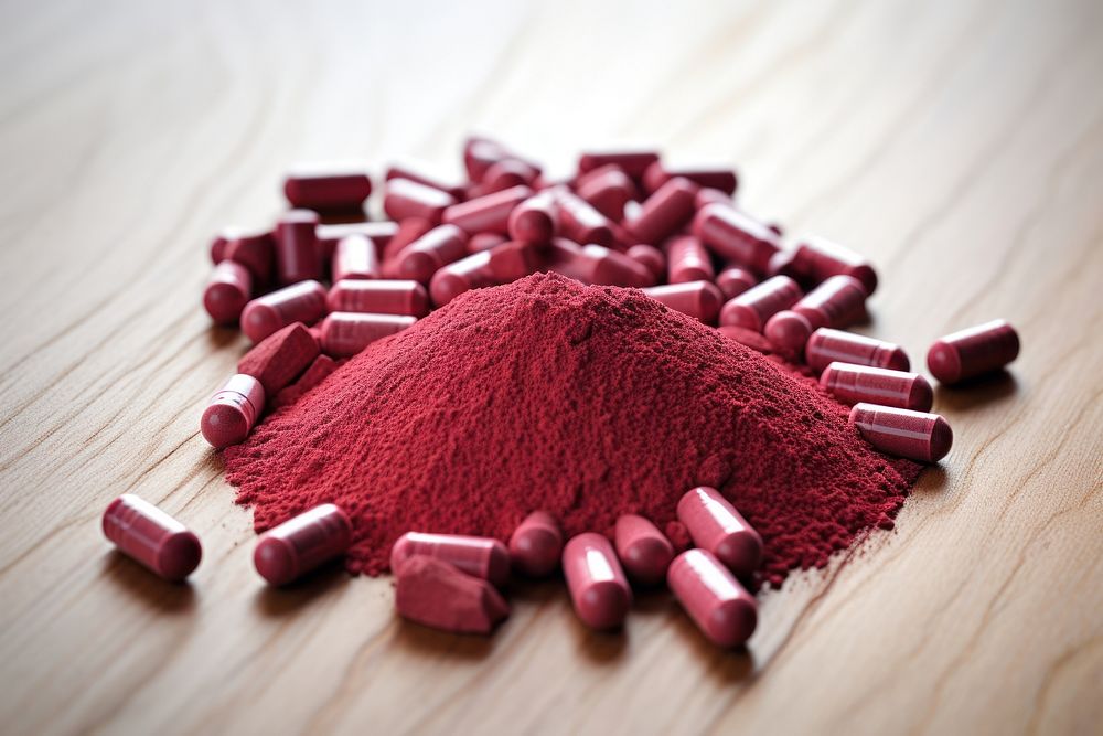 Powder medicine pill ingredient medication. AI generated Image by rawpixel.