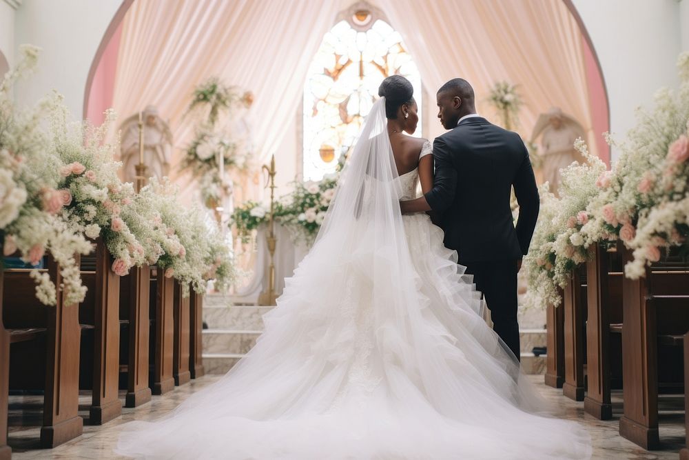 Black people wedding flower bride adult.