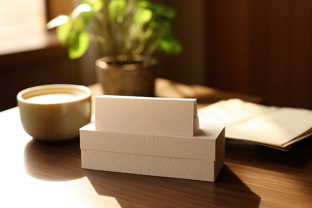 Small business paper table box. AI generated Image by rawpixel.