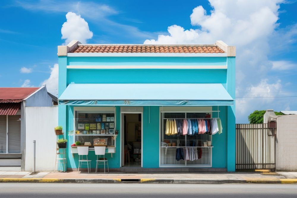 Small business building street store. AI generated Image by rawpixel.