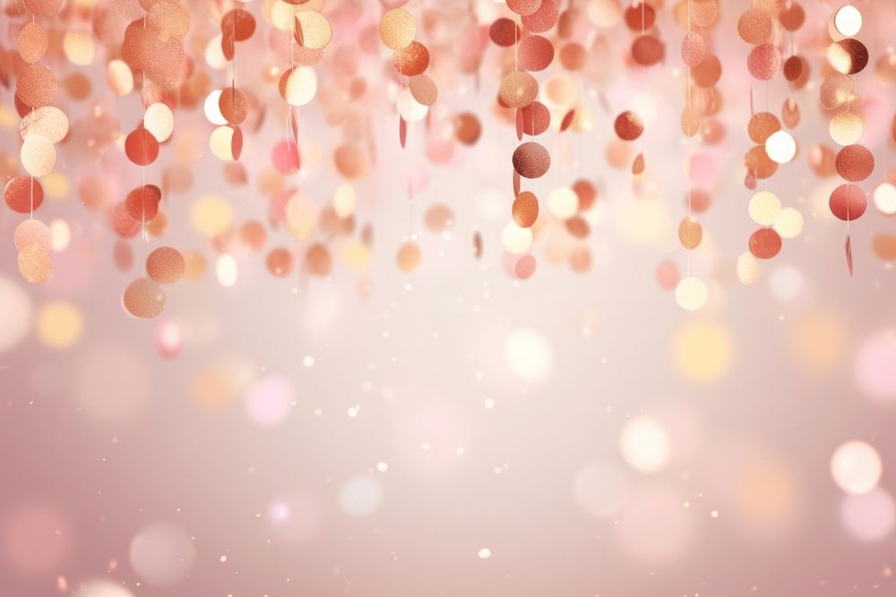 Glitter confetti backgrounds hanging.