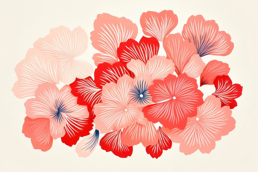 Flower petals backgrounds hibiscus drawing.