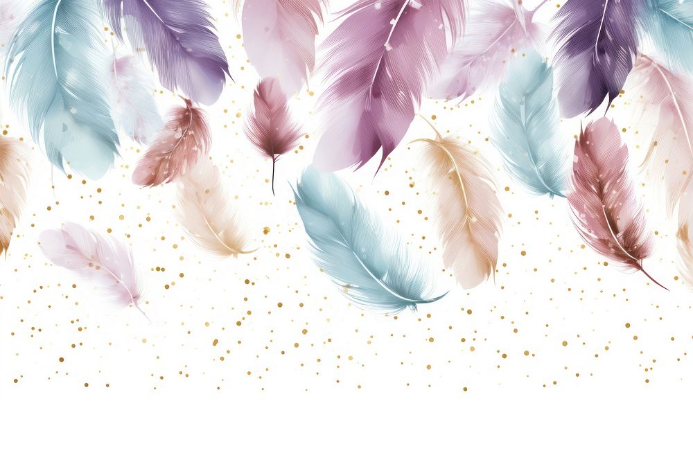 Glitter backgrounds feather pattern.