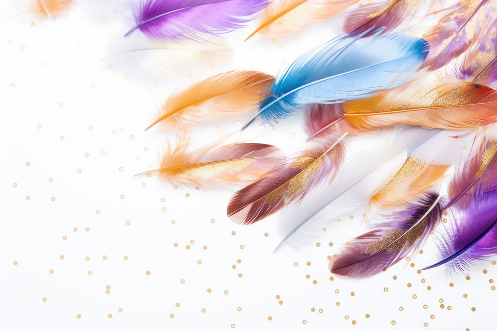Glitter backgrounds feather pattern.