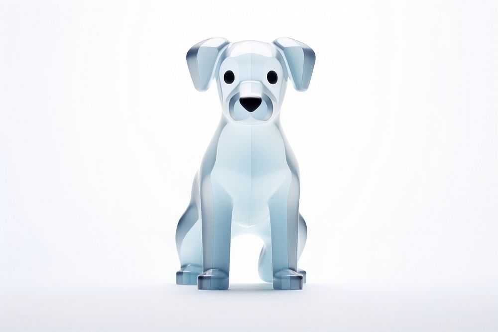 Dog icon figurine mammal animal.