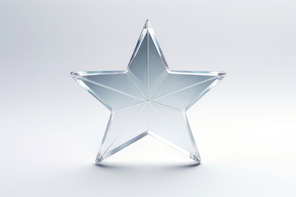 Star shaped symbol white background simplicity.