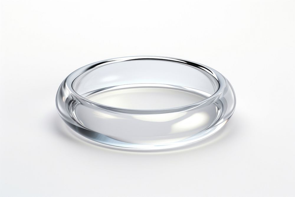 Ring shape platinum jewelry silver.