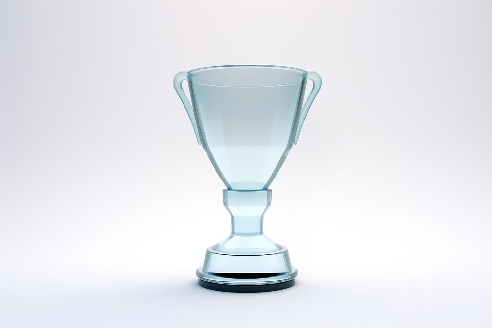 Throphy icon glass transparent trophy.