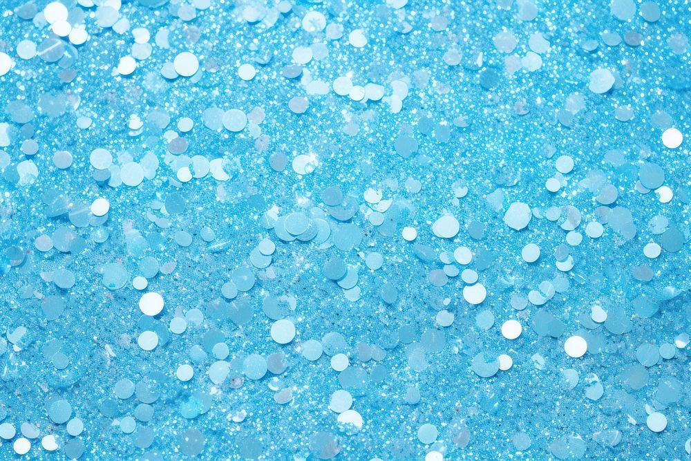  Blue glitter backgrounds turquoise transparent. AI generated Image by rawpixel.