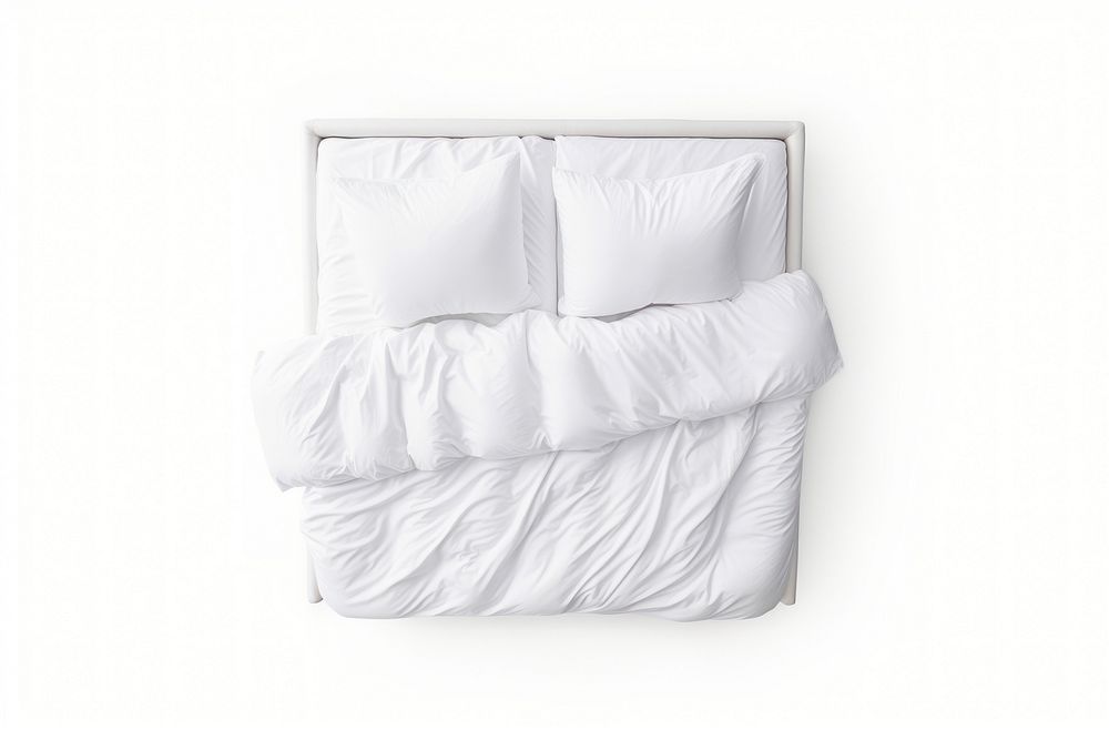 Bed furniture pillow linen.
