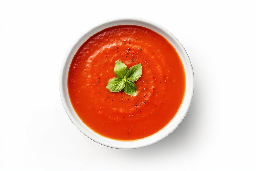 Tomato bowl food soup.