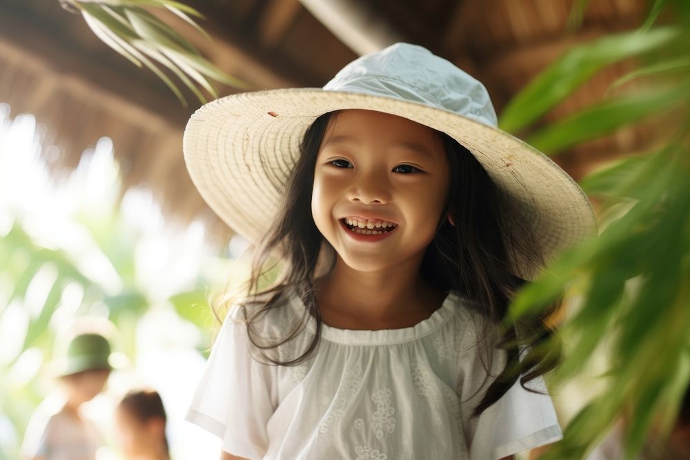 Vietnamese child clothing summer smile.