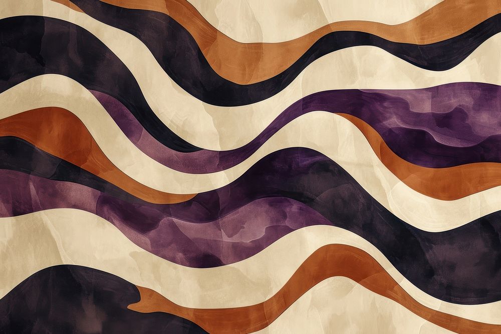 Abstract wavy art backgrounds pattern purple.