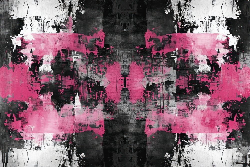 Abstract symmetrical grunge backgrounds purple pink.