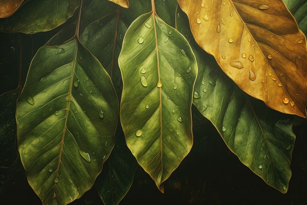 Leaf backgrounds outdoors painting.