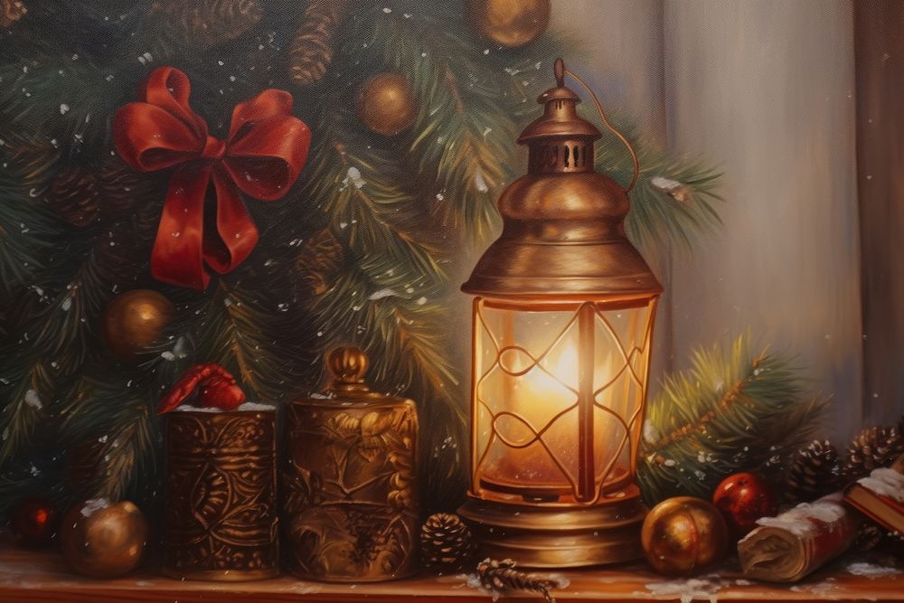 Christmas holidays christmas backgrounds painting.