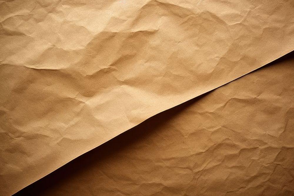 Fold paper Brown paper backgrounds texture.