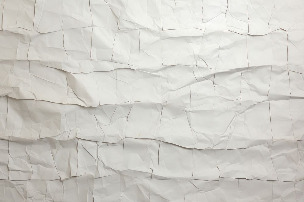 Crumpled Grid pattern paper backgrounds texture.