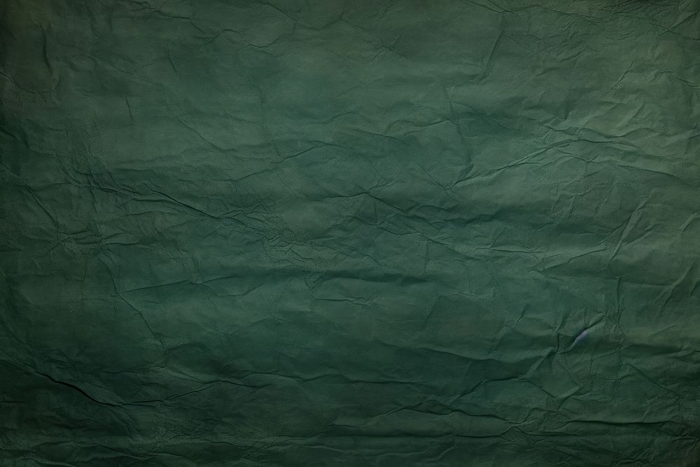 Dark green paper Drawing paper Wrinkled backgrounds.