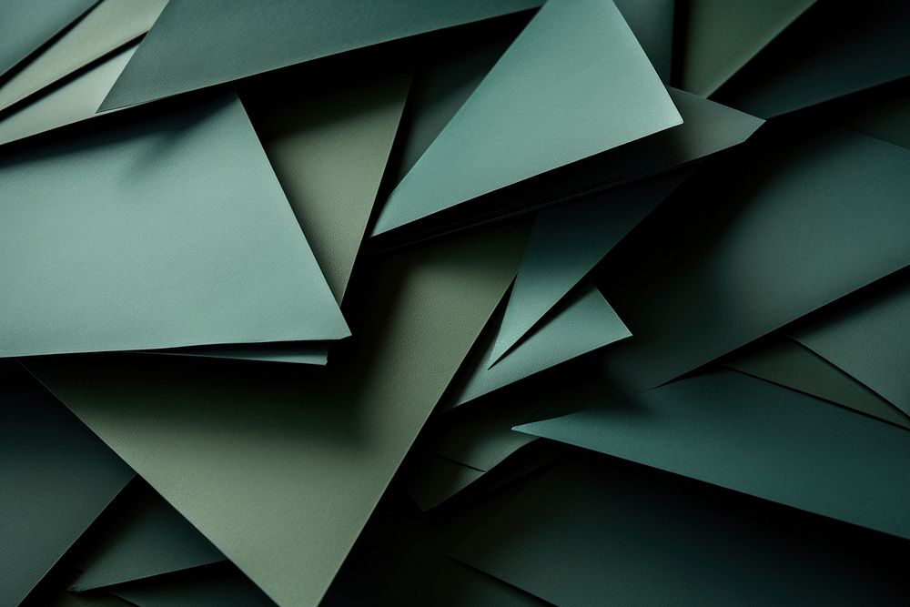 Fold Dark green paper Kinwashi backgrounds.