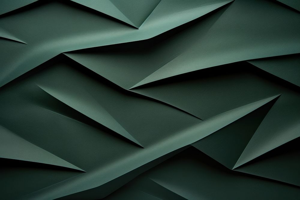 Fold Dark green paper Kraft backgrounds.