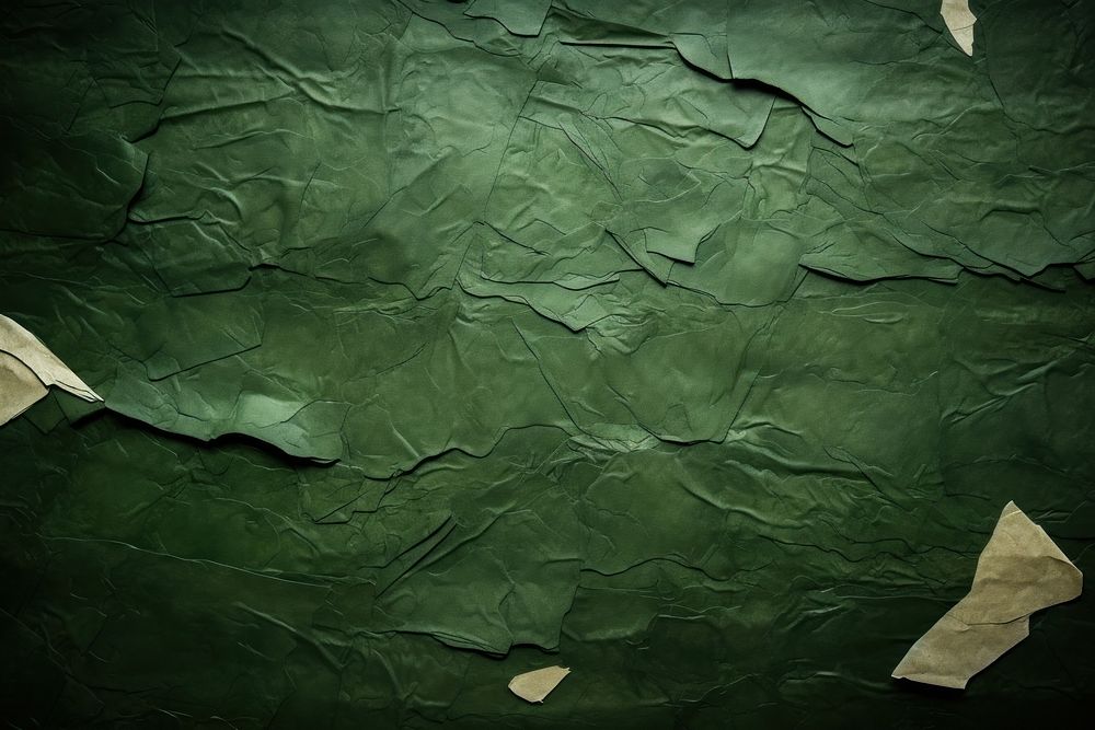 Ripped Dark green paper Washi backgrounds.
