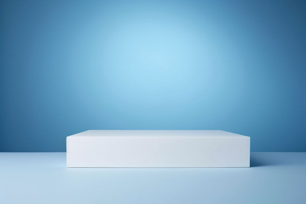  Blue background white simplicity furniture. AI generated Image by rawpixel.