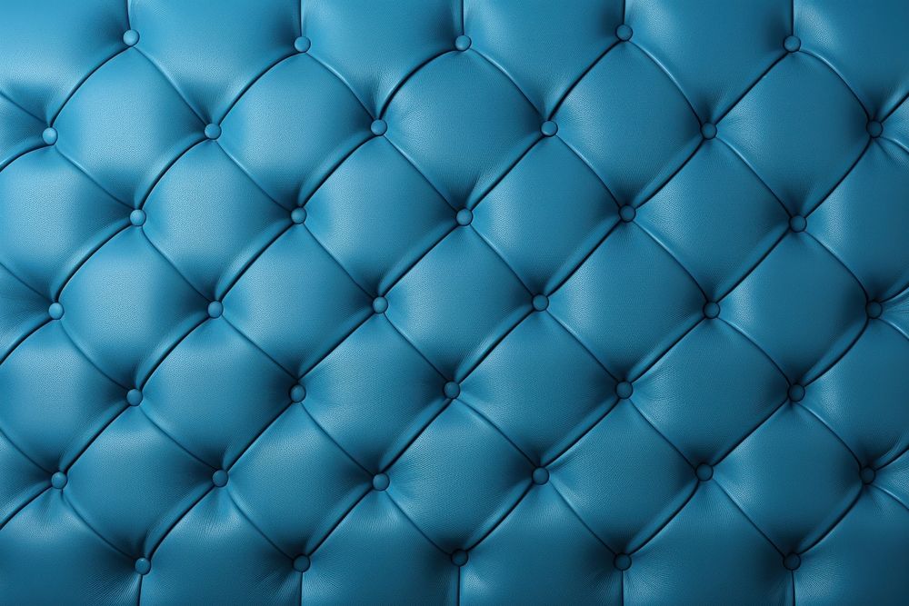  Padded wall texture blue backgrounds repetition. AI generated Image by rawpixel.