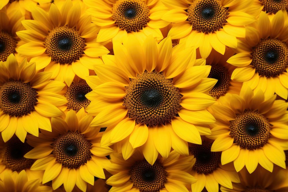  Sunflower backgrounds petal plant. AI generated Image by rawpixel.