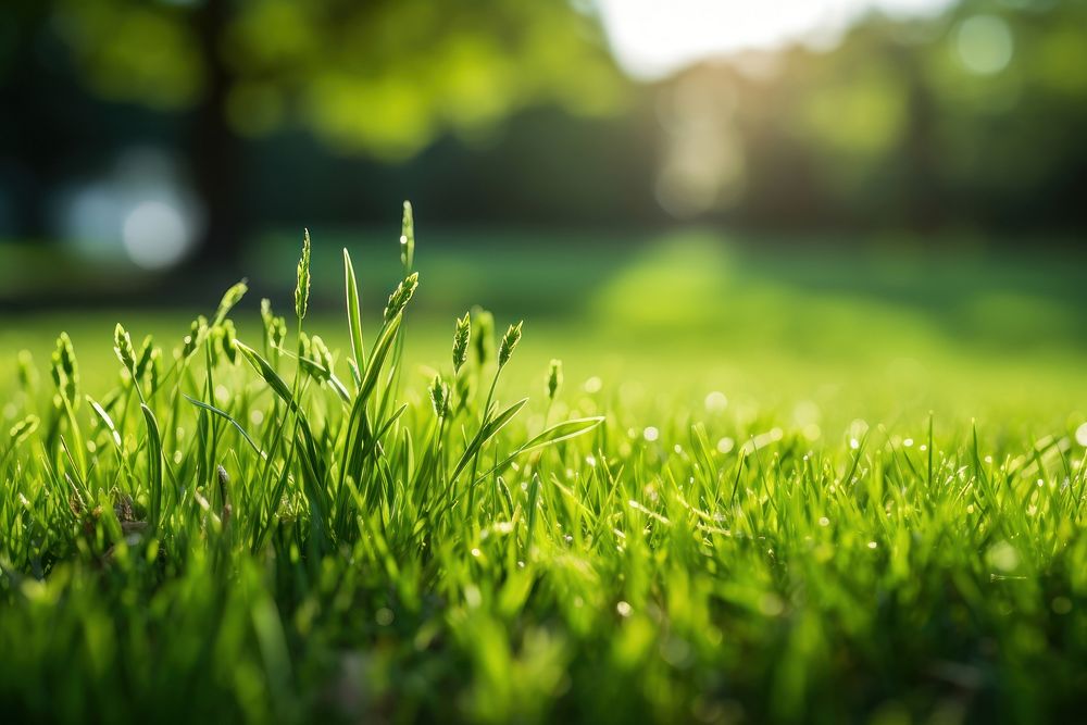  Nature grass springtime outdoors. AI generated Image by rawpixel.