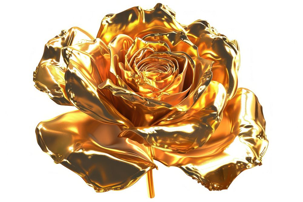 Flower rose gold plant.