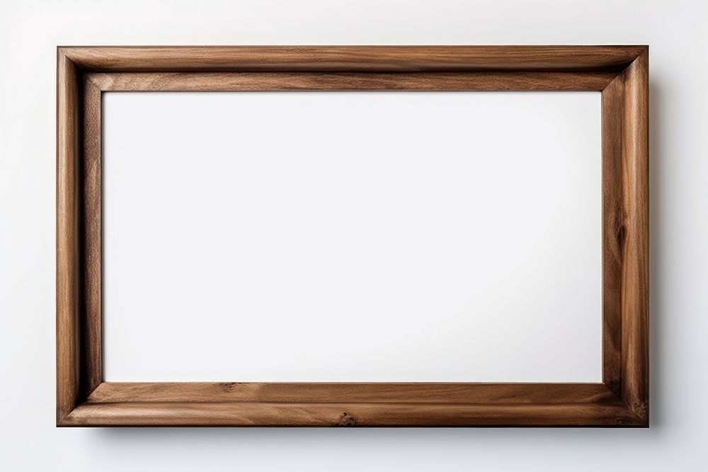 Brown wooden frame backgrounds simplicity television. AI generated Image by rawpixel.