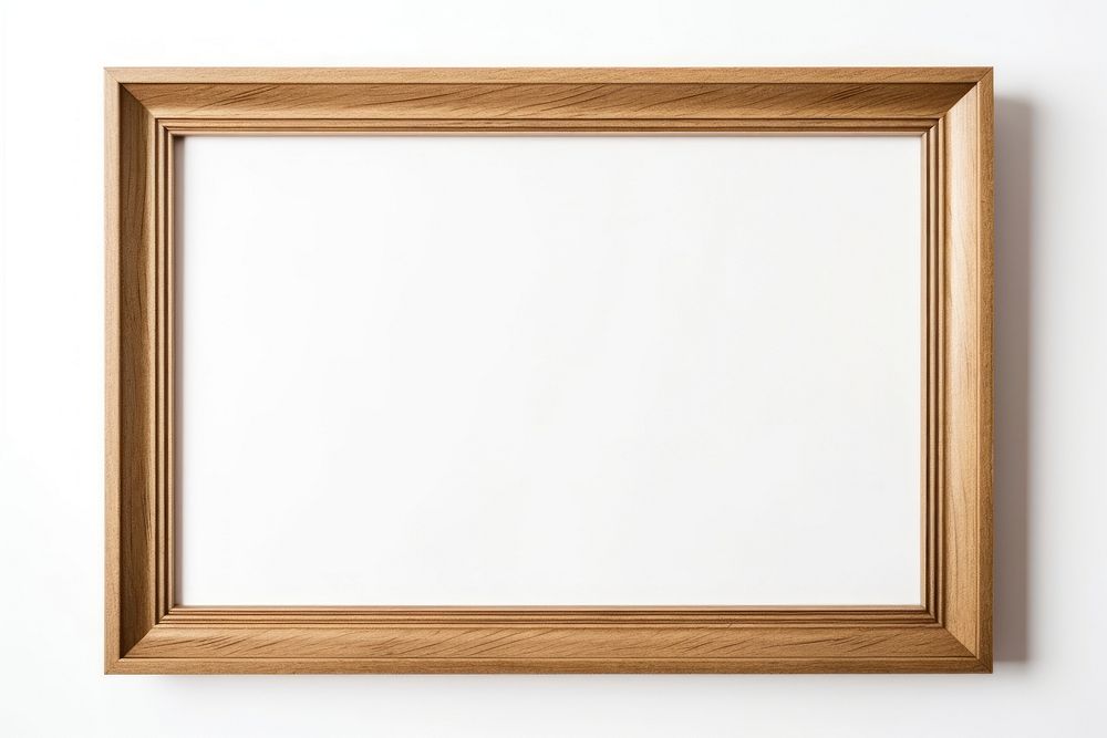 Brown wooden frame backgrounds simplicity rectangle. AI generated Image by rawpixel.