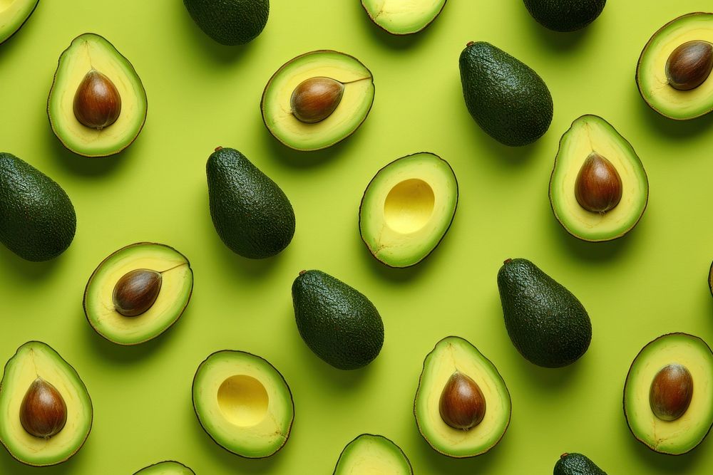 Green avocado slices pattern backgrounds | Premium Photo - rawpixel