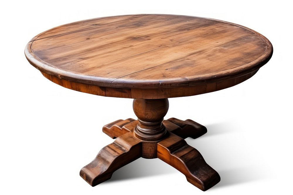 Wooden table furniture tabletop absence. AI generated Image by rawpixel.