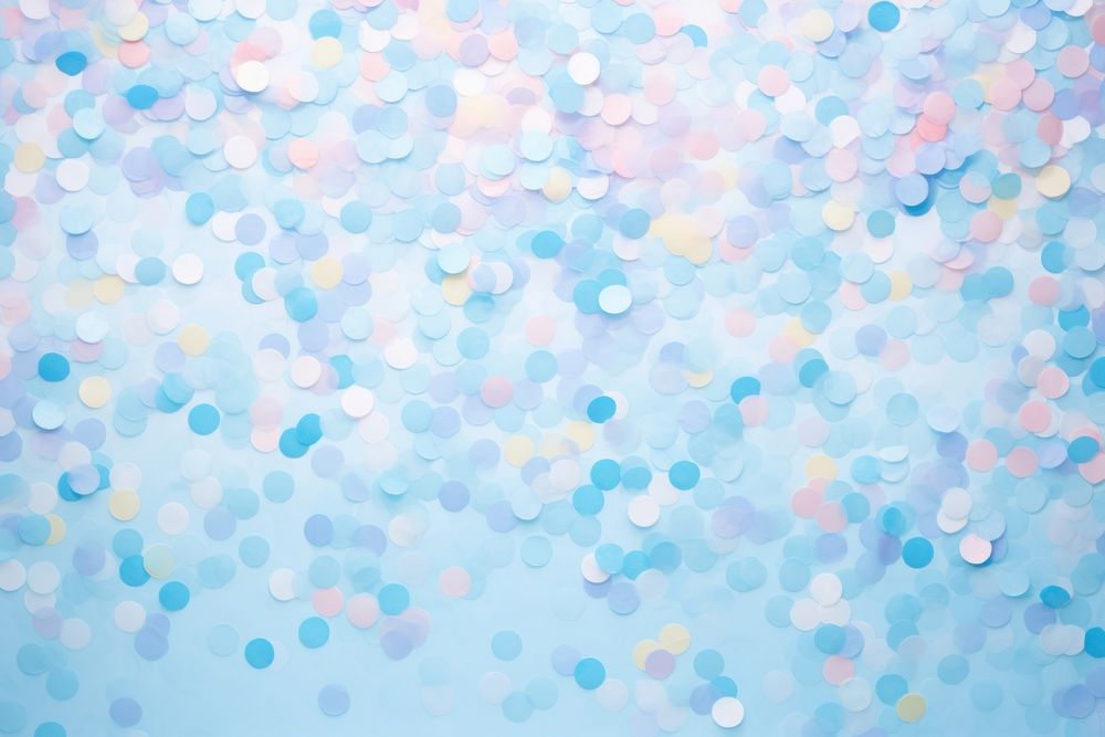  Blue confetti backgrounds decoration defocused. AI generated Image by rawpixel.