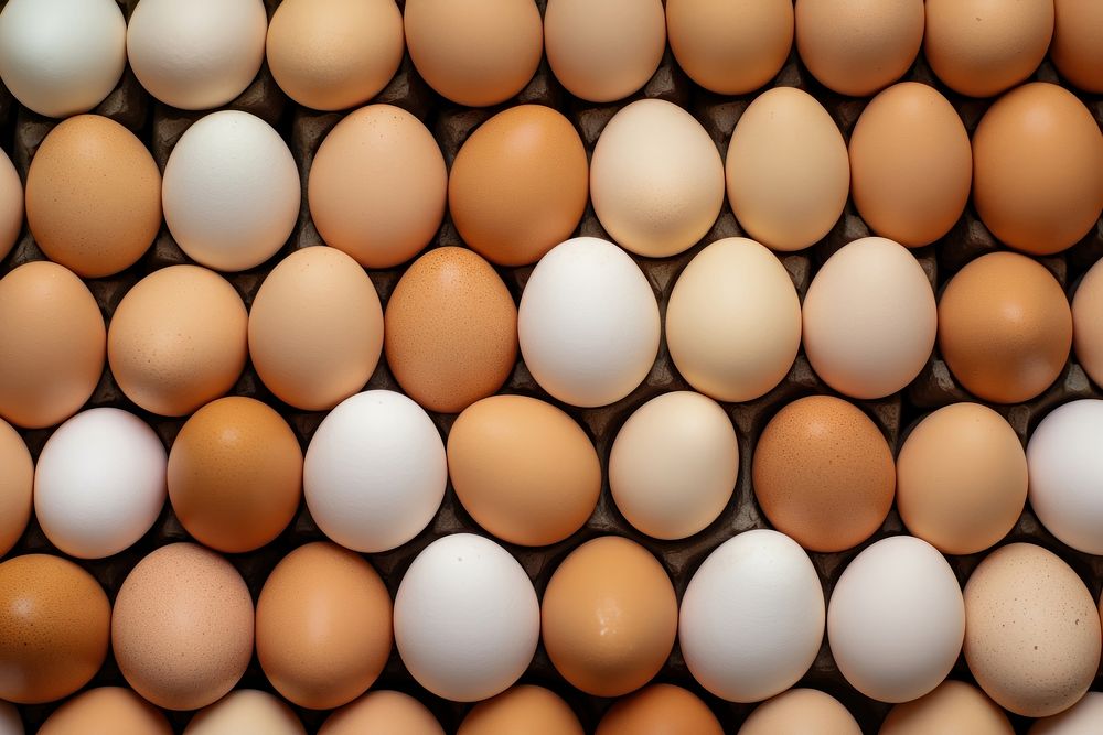 Fresh eggs food pattern arrangement.