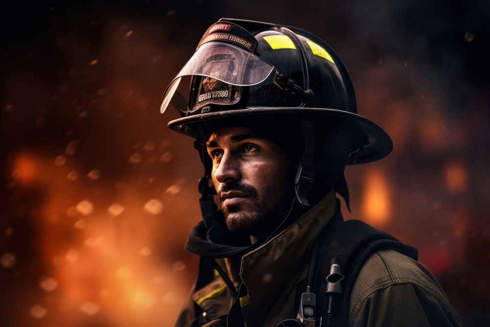 Firefighter helmet uniform adult.