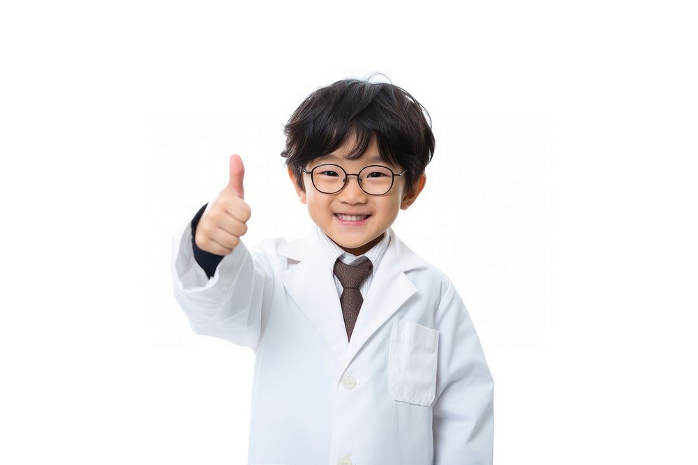 Scientist scientist glasses child.