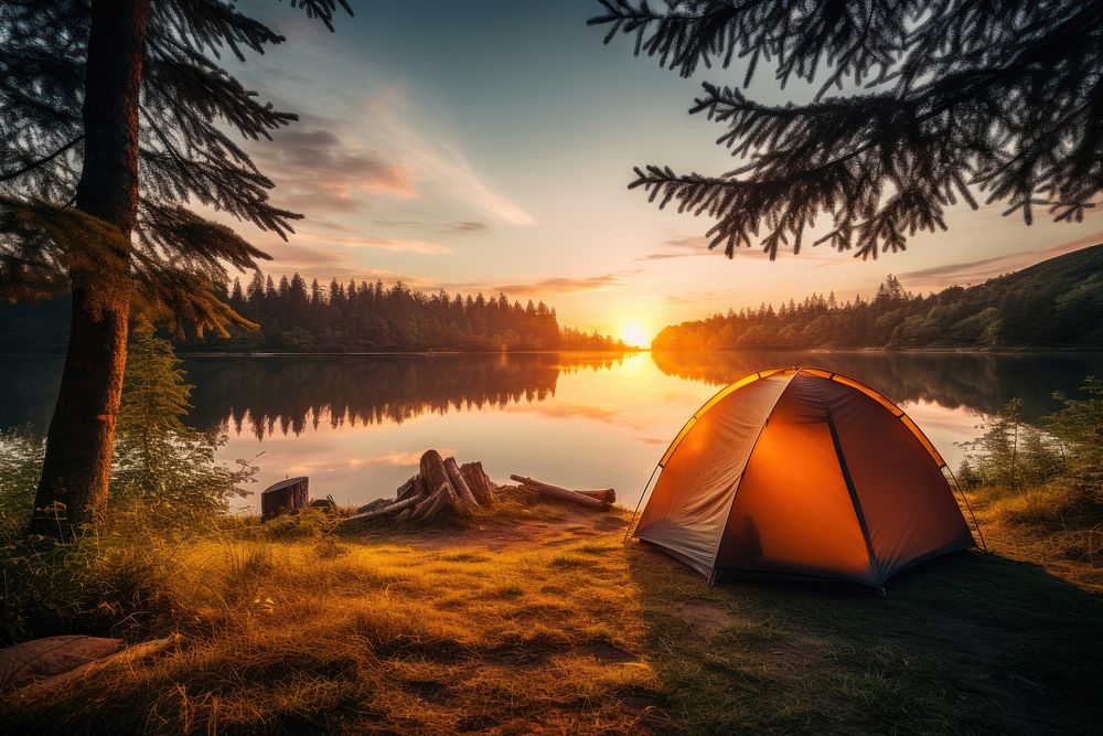 Camping tent outdoors nature.