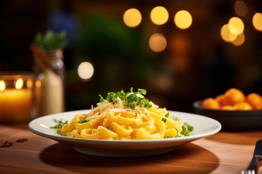 Cheese plate restaurant pasta.