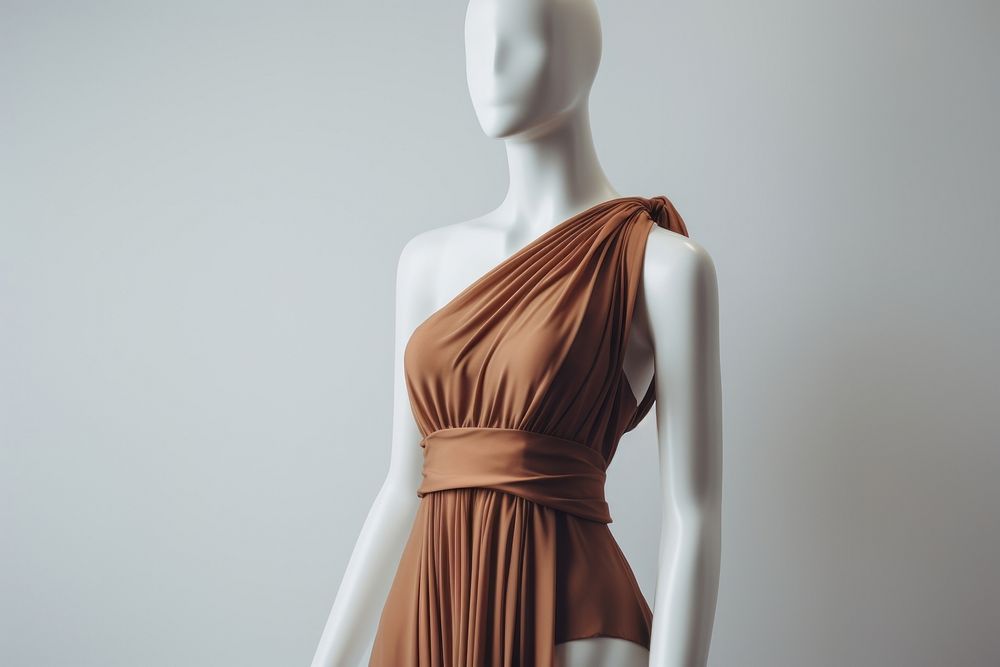 Fashion mannequin dress coathanger elegance.