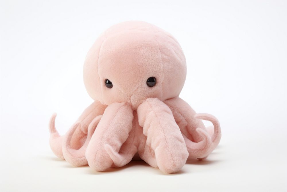 Plush toy octopus animal.
