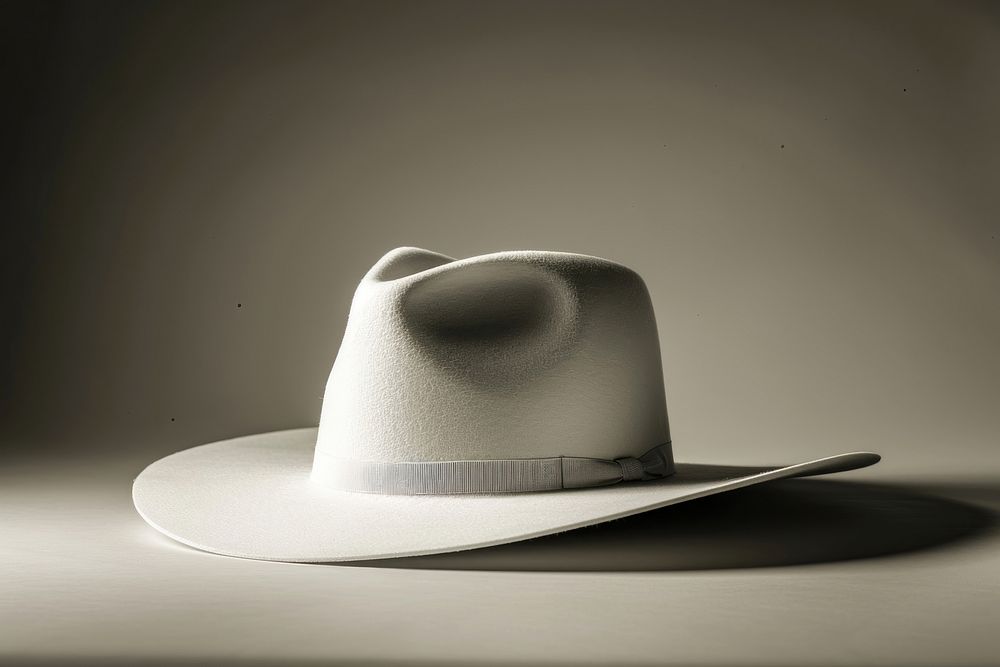 Plain white hat headwear headgear darkness.