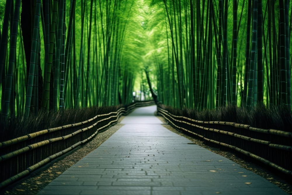  Nature bamboo outdoors forest. AI generated Image by rawpixel.