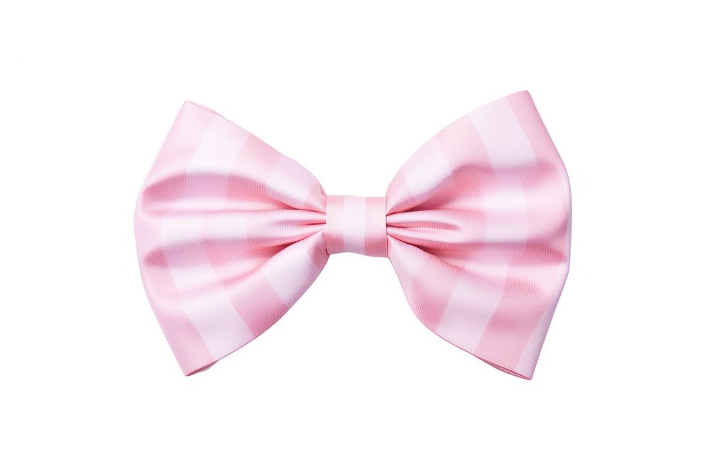 Bow pattern pink white background.